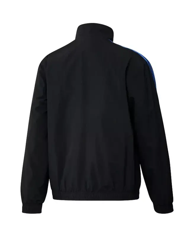 Men's Black and Blue San Jose Earthquakes 2023 On-Field Anthem Full-Zip Reversible Team Jacket - Black, Blue - 4