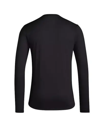 Men's Black Washington Huskies Locker Football Pre-Game AEROREADY Long Sleeve T-Shirt-Black - ADIDAS (1)
