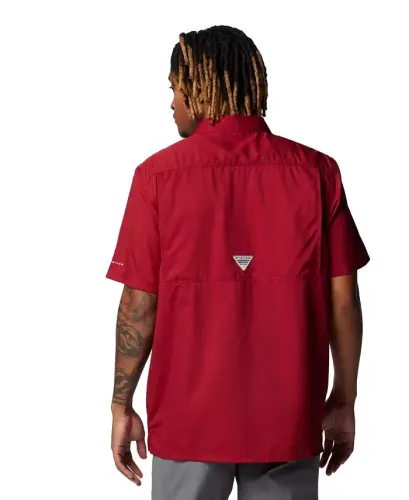 Men's Slack Tide Camp Shirt - Beet - COLUMBIA (1)