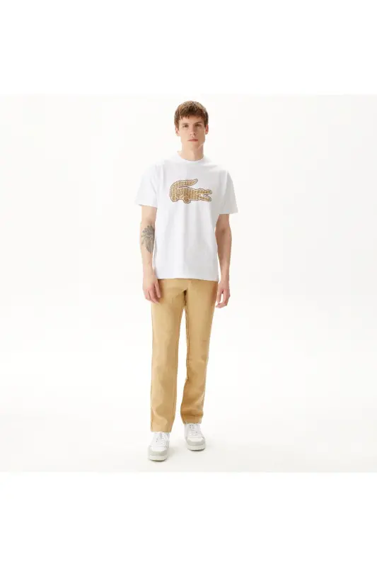 Erkek Slim Fit Chino Bej Pantolon - IXQ-Bej - 1