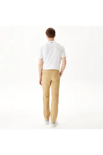 Erkek Slim Fit Chino Bej Pantolon - IXQ-Bej - Lacoste (1)