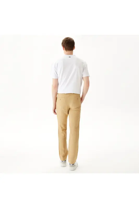 Erkek Slim Fit Chino Bej Pantolon - IXQ-Bej - 2