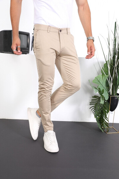 Erkek Slim Fit Chino Pantolon Lennberg - 10