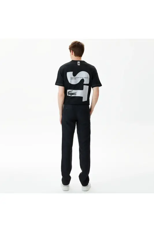 Erkek Slim Fit Chino Siyah Pantolon - 031-Siyah - 2