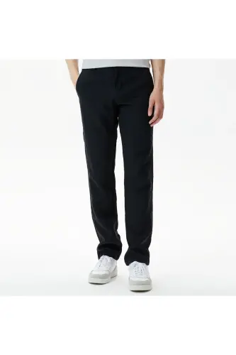 Erkek Slim Fit Chino Siyah Pantolon - 031-Siyah - 3