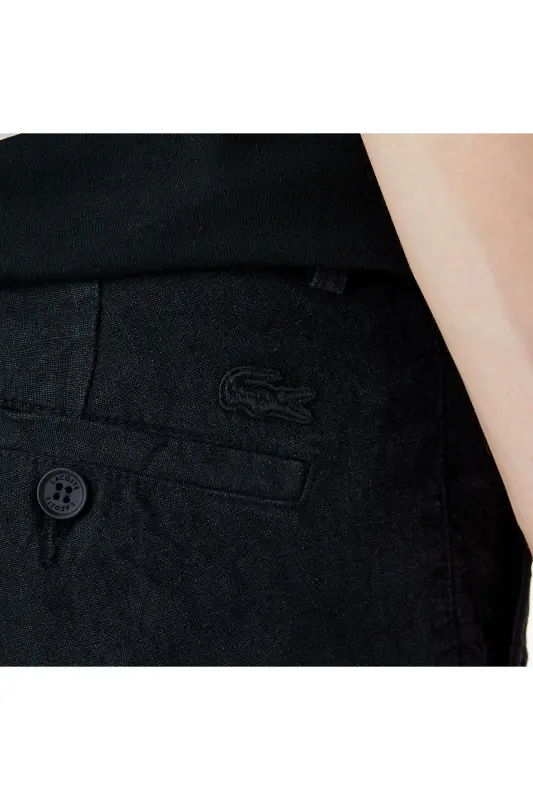 Erkek Slim Fit Chino Siyah Pantolon - 031-Siyah - 5