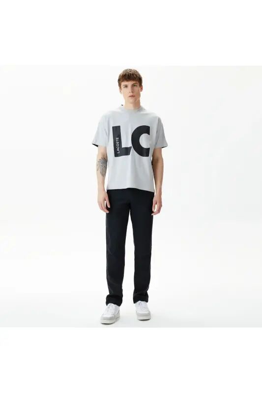 Erkek Slim Fit Chino Siyah Pantolon - 031-Siyah - Lacoste