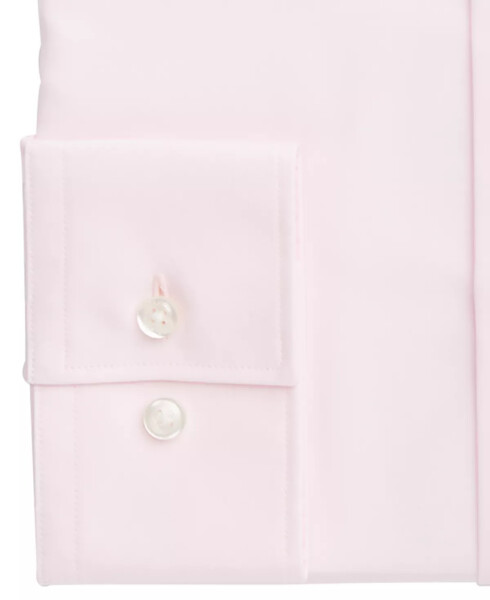 Erkek Slim Fit Düz Gömlek Açık Pembe - 3