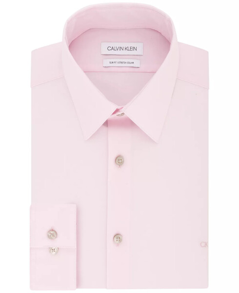 Erkek Slim Fit Esnek Elbise Gömleği, Modazone Pembe İçin Özel Olarak Hazırlandı - 1