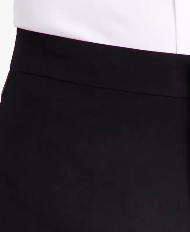 Men's Slim-Fit Stretch Black Tuxedo Pants, Created for Modazone - Black - 10