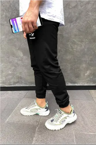 Erkek Slim Fit Jogger Eşofman Altı - haki - BLACKJACK GIYIM (1)