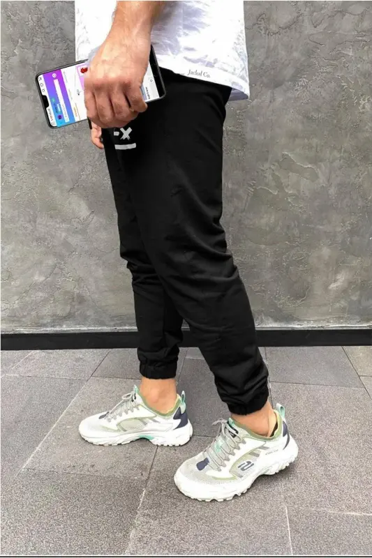 Erkek Slim Fit Jogger Eşofman Altı - haki - 2