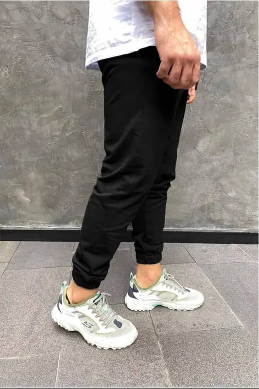 Erkek Slim Fit Jogger Eşofman Altı - haki - 3