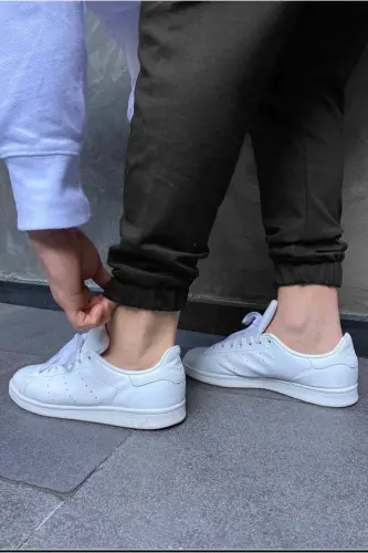 Erkek Slim Fit Jogger Eşofman Altı - haki - 4