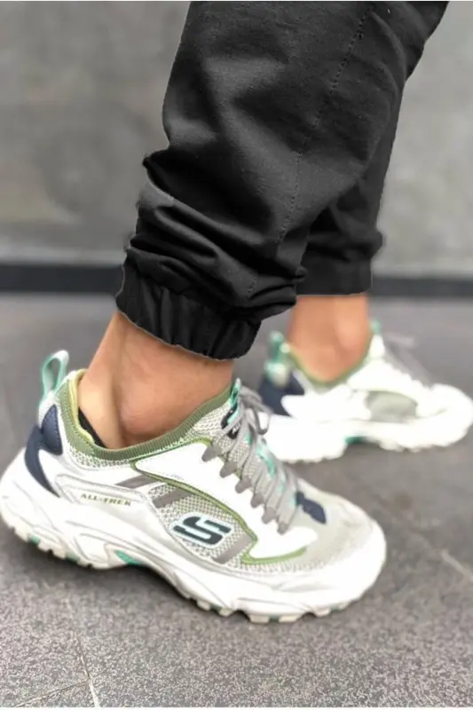 Erkek Slim Fit Jogger Eşofman Altı - haki - 5