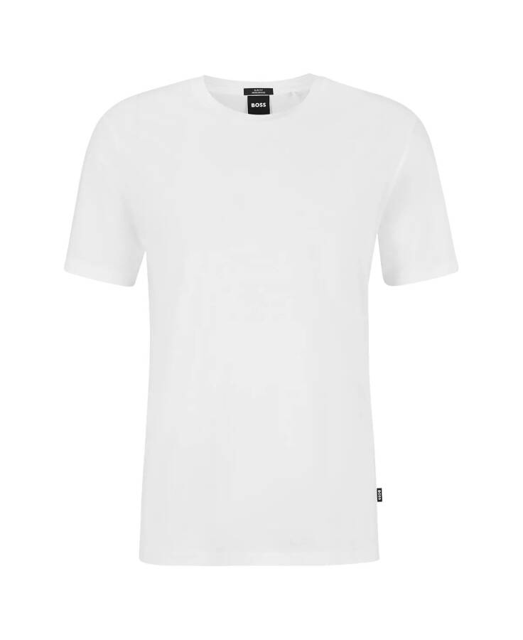 Erkek Slim-Fit Kısa Kollu T-Shirt Beyaz - 4