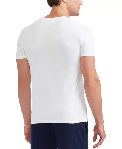 Men's 3-Pack Slim-Fit Classic Cotton Crew Undershirts - White - 3