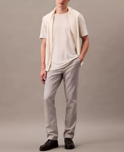 Men's Slim-Fit Modern Stretch Chino Pants-Alloy - Calvin Klein
