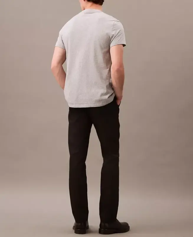 Men's Slim-Fit Modern Stretch Chino Pants - Black - 4