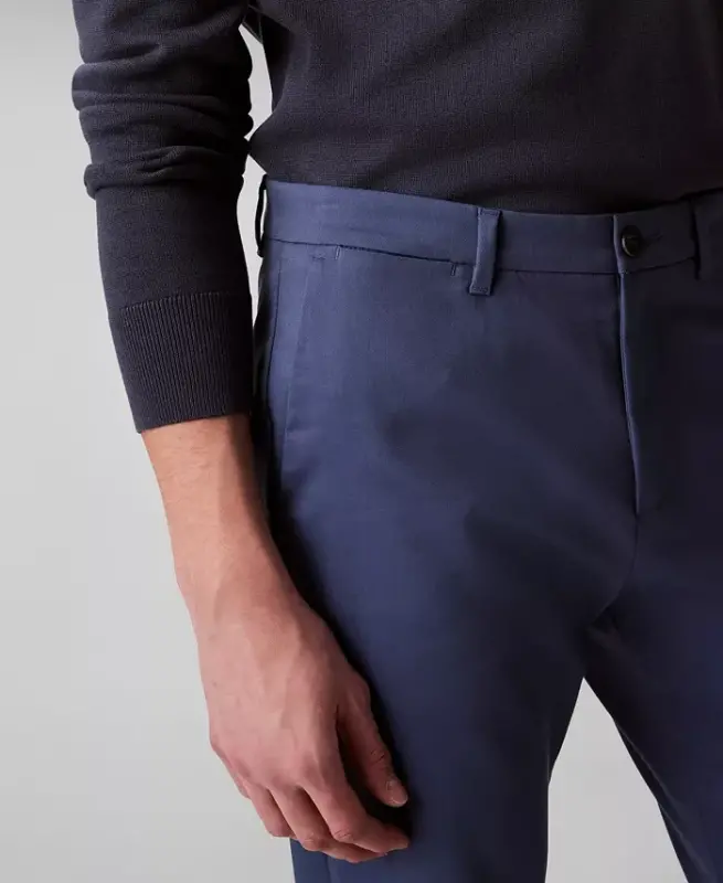Men's Slim-Fit Modern Stretch Chino Pants - Vintage Indigo - 4