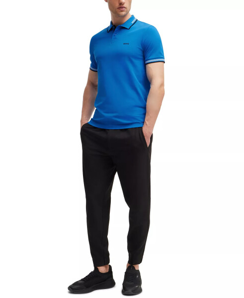 Erkek Slim Fit Polo Tişört Açık Mavi - 11