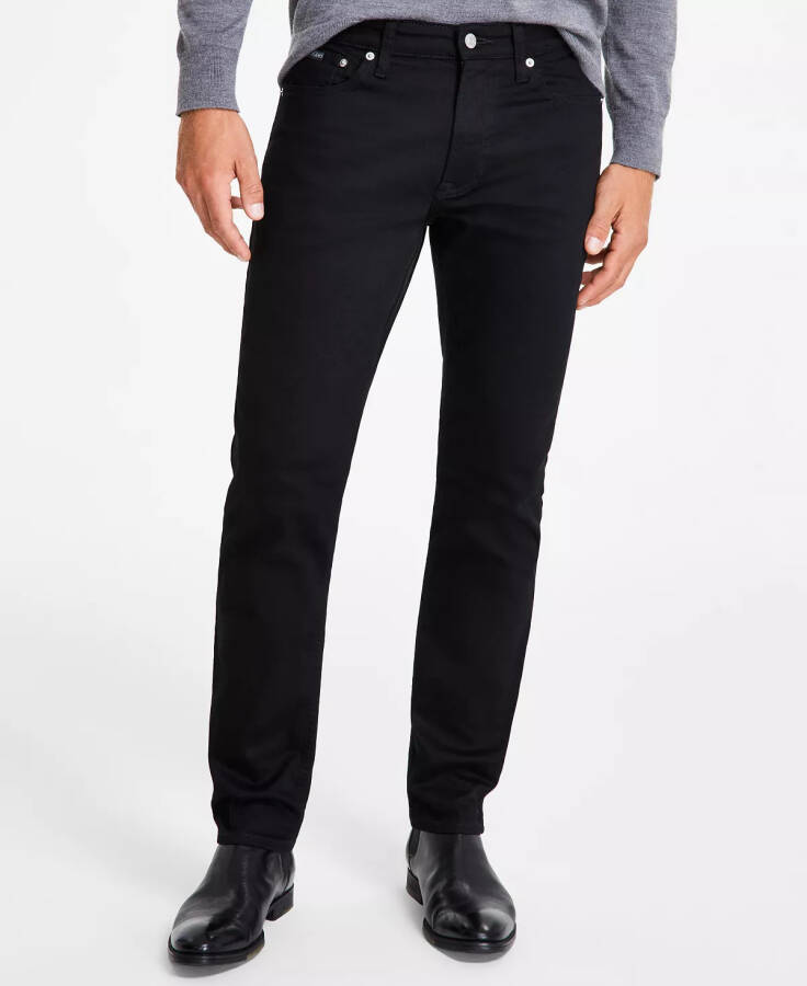 Erkek Slim Fit Streç Kot Pantolon Siyah - 1