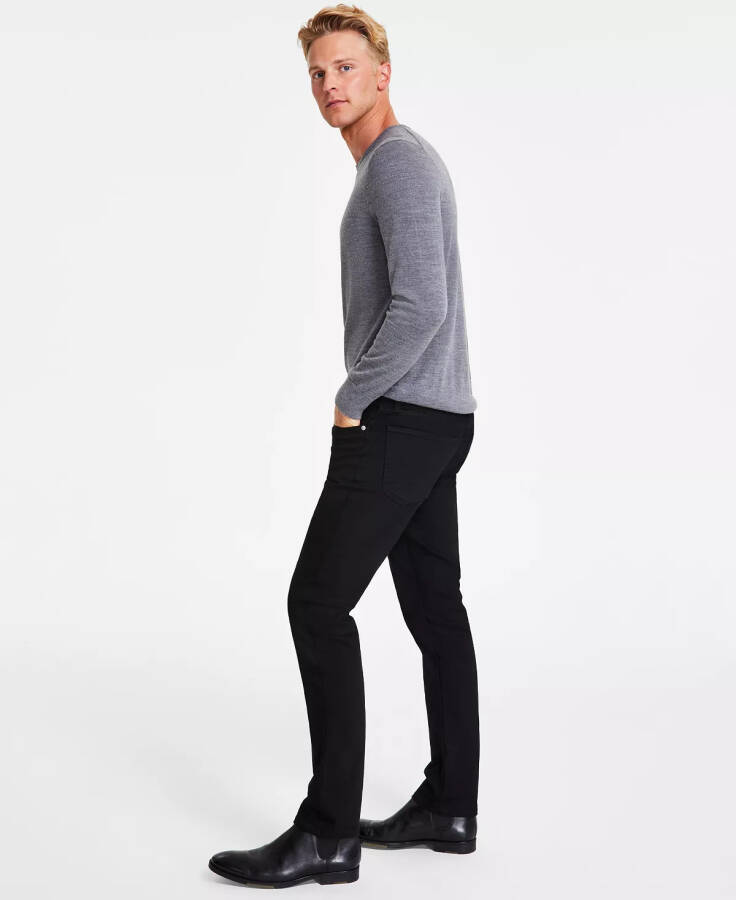 Erkek Slim Fit Streç Kot Pantolon Siyah - 3