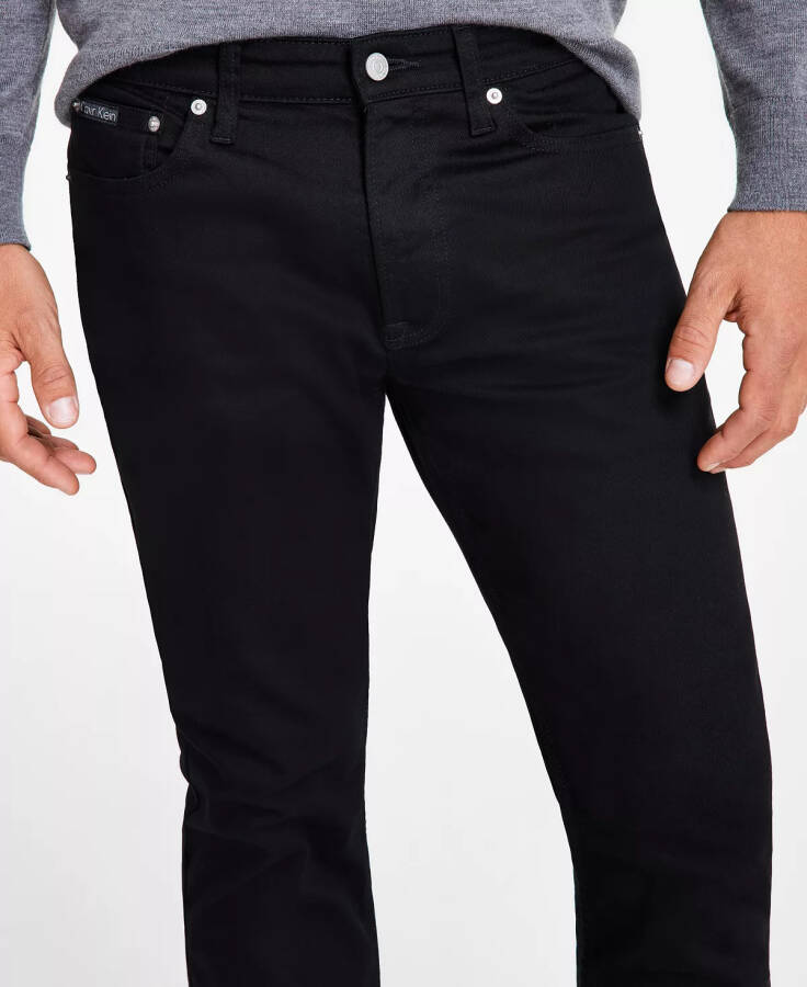 Erkek Slim Fit Streç Kot Pantolon Siyah - 4