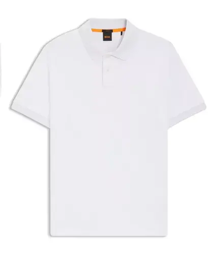 Men's Stretch-Cotton Slim-Fit Passenger Polo Shirt - White - 4