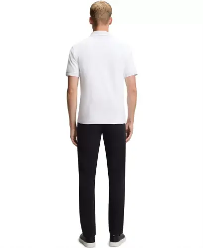 Men's Stretch-Cotton Slim-Fit Passenger Polo Shirt - White - 5