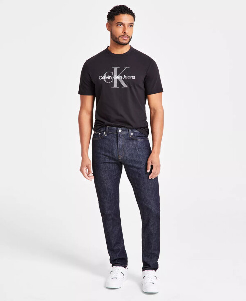 Erkek Slim Fit Stretch Kot Ck Mavi Rinse - 4