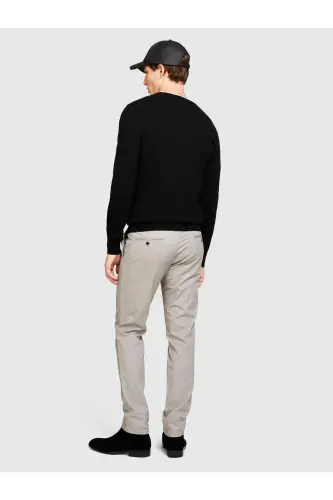 Erkek Slim Fit Vintage Efekt Chino Pantolon 323A4DM6SF02Y-SIS3G6 - Açık Gri - 3