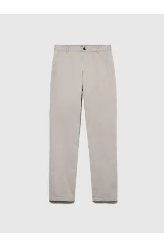 Erkek Slim Fit Vintage Efekt Chino Pantolon 323A4DM6SF02Y-SIS3G6 - Açık Gri - 6