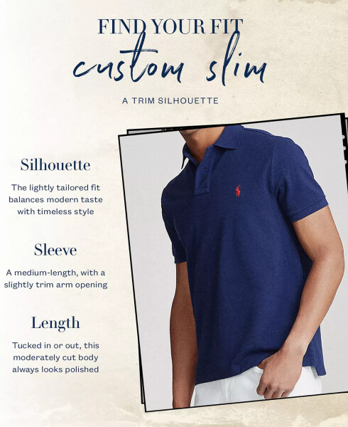 Erkek Slim Fit Yumuşak Pamuklu Polo Gömlek Sedir Heather - 6