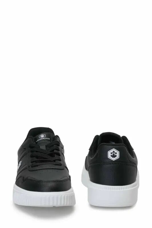 Erkek Sneaker Siyah Beyaz Taban Günlük Rahat Spor Ayakkabı - SİYAH-Beyaz-rs-7 - 6