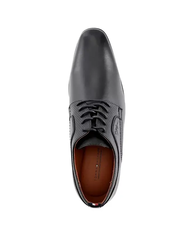 Men's Soli Lace-Up Dress Oxfords - Black - 4