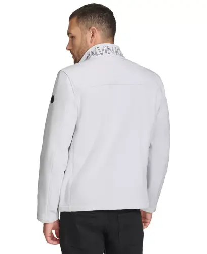 Men's Infinite Stretch Soft Shell Jacket-White - CALVIN KLEIN (1)