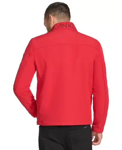 Men's Infinite Stretch Soft Shell Jacket - Deep Red - 2