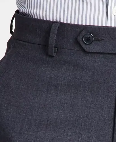 Men's Infinite Stretch Skinny-Fit Dress Pants - Dark Grey - 4