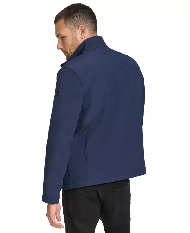 Men's Infinite Stretch Soft Shell Jacket-New Navy - 3