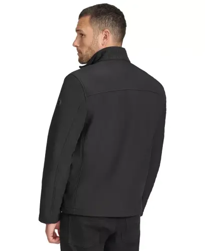 Men's Infinite Stretch Soft Shell Jacket - Black - CALVIN KLEIN (1)