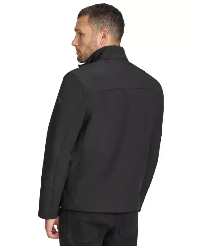 Men's Infinite Stretch Soft Shell Jacket - Black - 2