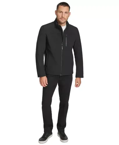 Men's Infinite Stretch Soft Shell Jacket - Black - 6