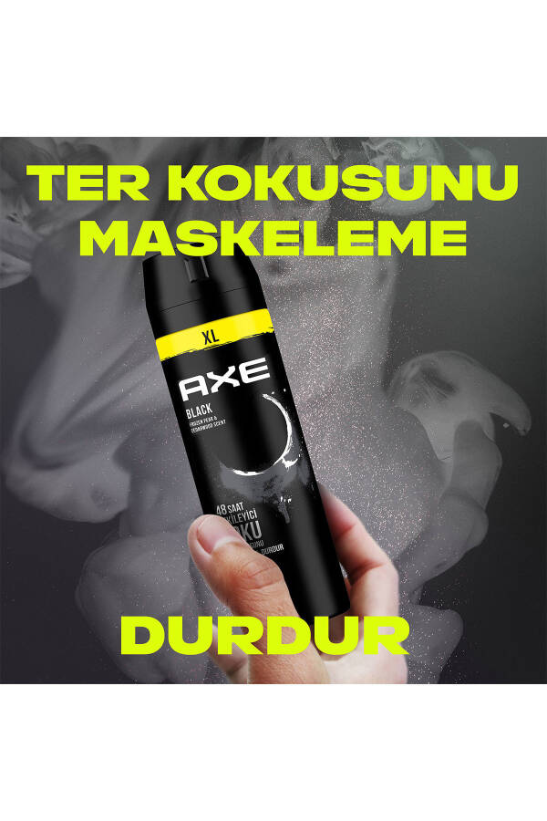 Erkek Sprey Deodorant Black Xl 48 Saat Etkileyici Koku 200 ml X3 Adet - 27