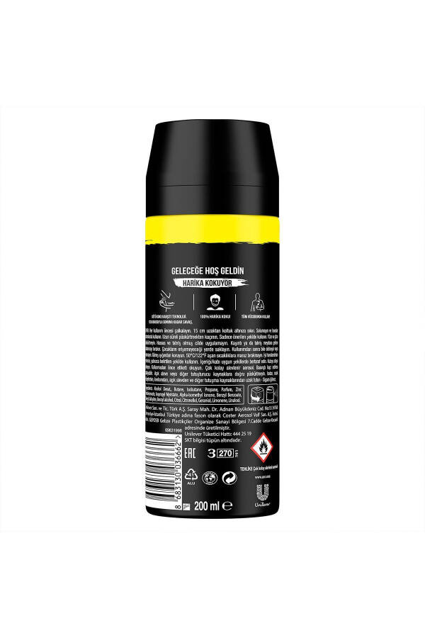 Erkek Sprey Deodorant Black Xl 48 Saat Etkileyici Koku 200 ml X3 Adet - 32