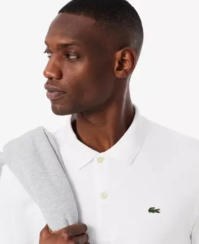 Men’s Regular Fit Soft Touch Short Sleeve Polo - 001 - White - 3