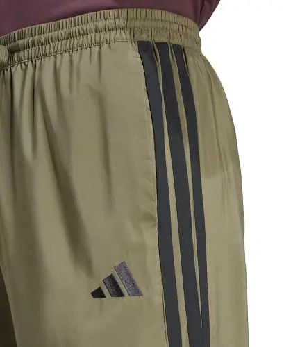 Men's Stanford Essential Three-Stripes Open Hem Track Pants - Olive/blk - 3