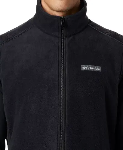Men's Steens Mountain Fleece Vest - Black - 4