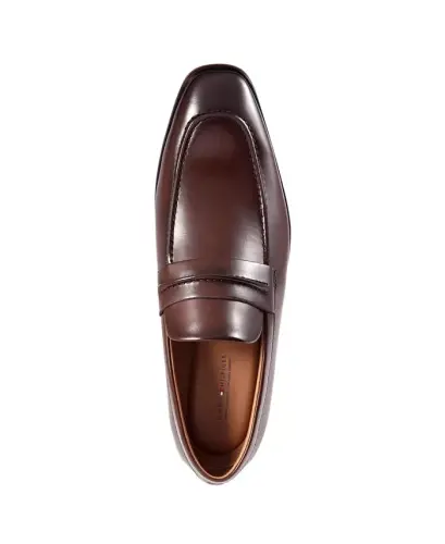 Men's Steran Slip On Dress Loafers - Dark Brown - 4