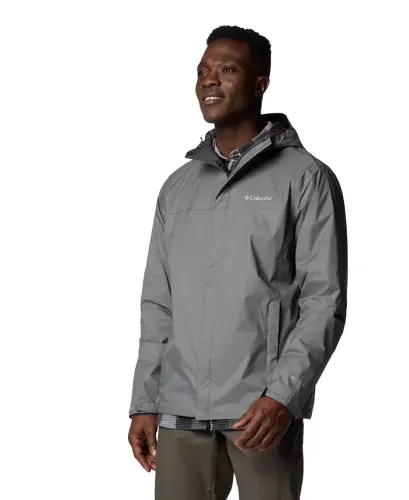 Men's Watertight II Water-Resistant Rain Jacket - City Grey - 3